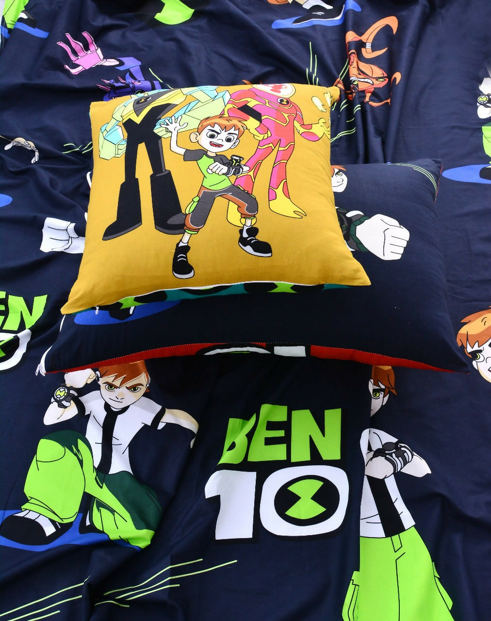 Digital-Printed-Junior-Single-Bed-Sheet-Ben10-Apricot-7925