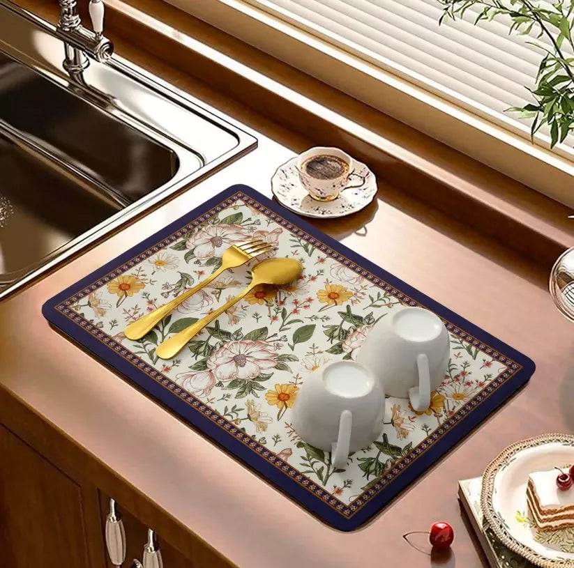 Anti-Slip-Dish-Drying-Mat-Daisy-5398-Apricot-3987