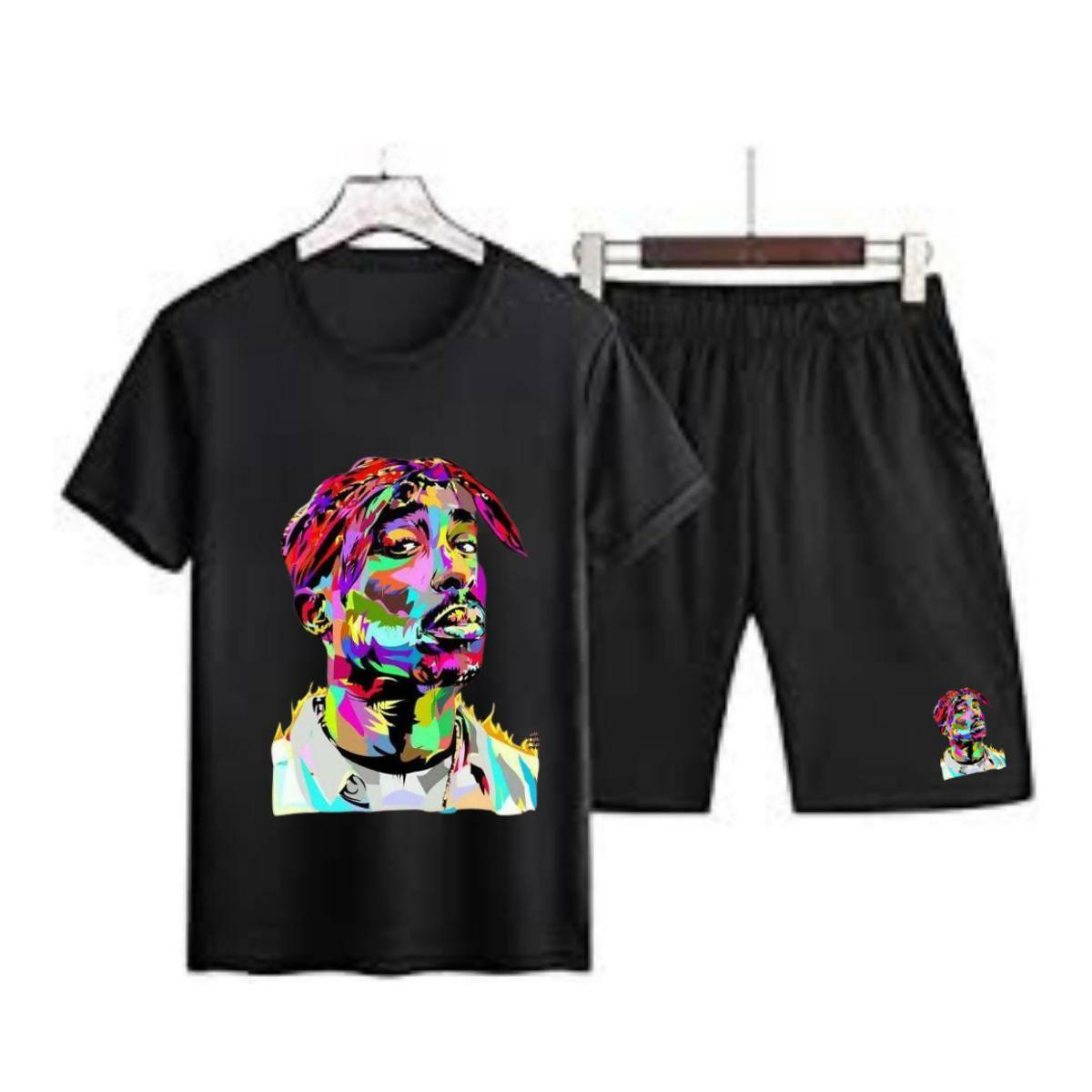 Khanani's 2 Pac Shorts and Tshirt set for men - ValueBox