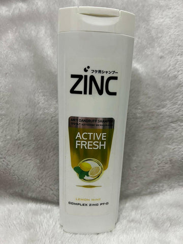 Zinc Active Fresh Lemon Mint Shampoo 340ml - ValueBox