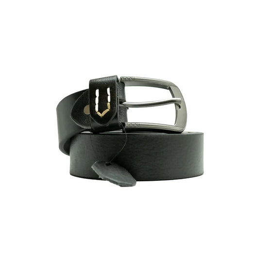 Black Premium Leather Belt