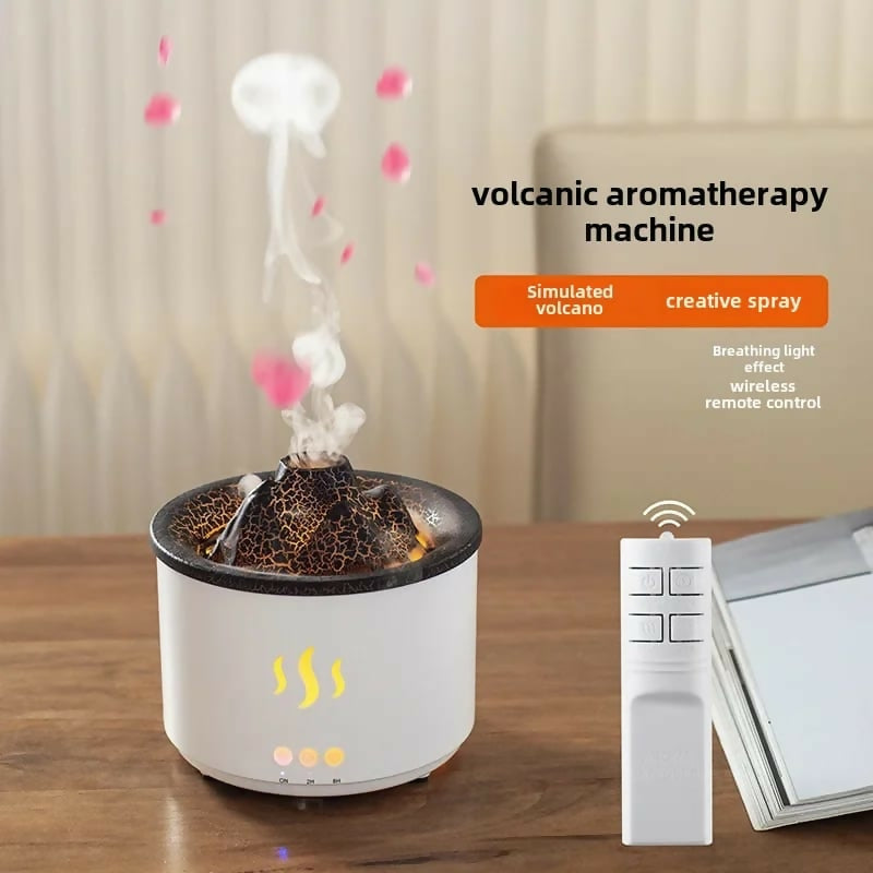 260ML-Volcano-Aromatherapy-Wood-Grain-Crackling-Humidifier-SA2405-186-Apricot-4880