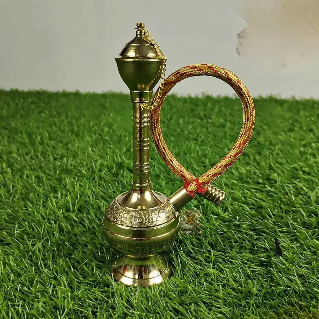 Brass Hookah – Home Decor Handcrafted Decorative Hookah – Medium