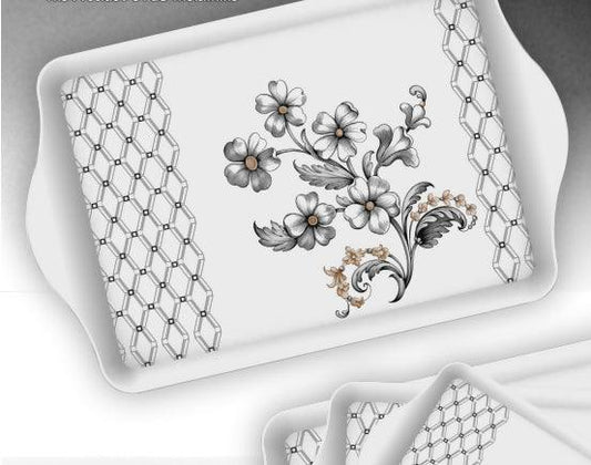 Royal Dine 3 Pcs Tray Set Premium Quality - in very Reasonable Price
