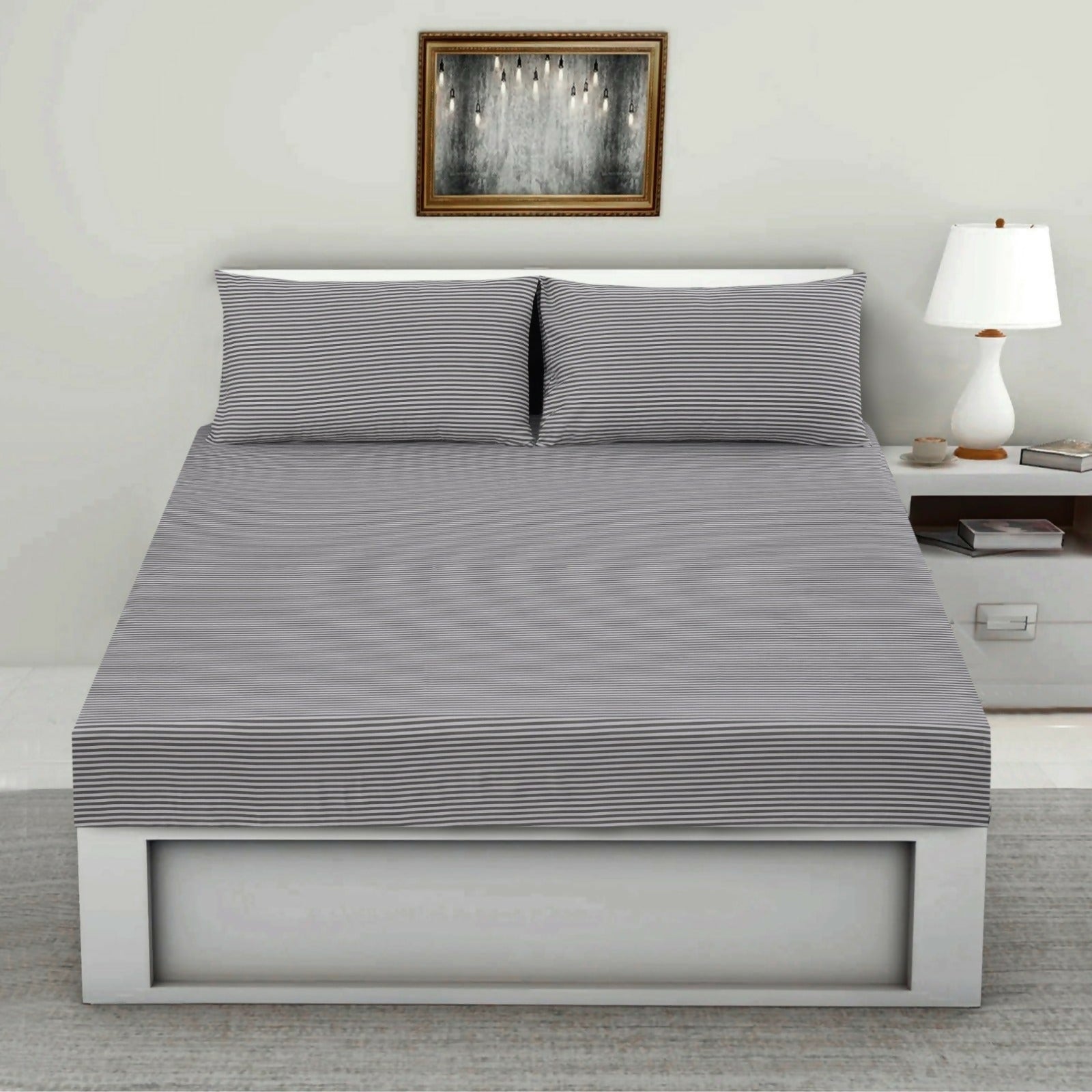 Fitted-Bed-Sheet-Grey-Stripe-Apricot-2102