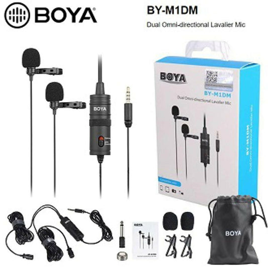 Boya mic 2 in one clear voice on recording high quality - ValueBox