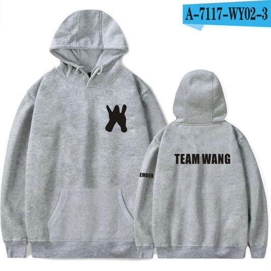 Khanani's Casual printed fleece kpop pullover hooded hoodie - ValueBox