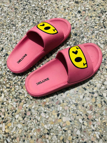 Ladies Smiley Slipper for Girls/Womens Shoes House Slippers Emoji Slippers - ValueBox