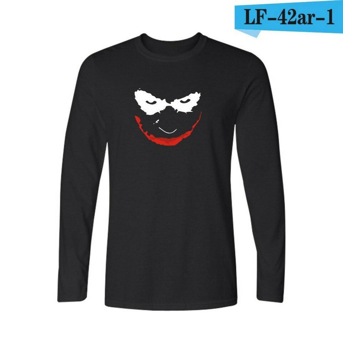 Khanani's Funny Joker printed long sleeve t shirt for men - ValueBox