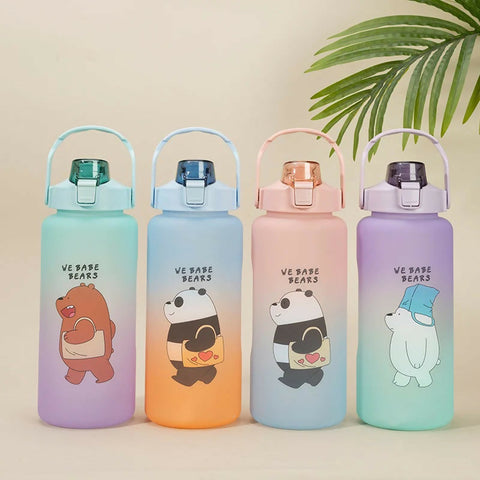 Premium-We-Babe-Bears-Water-Bottle-Pink-5470-2-Liters-Apricot-3329