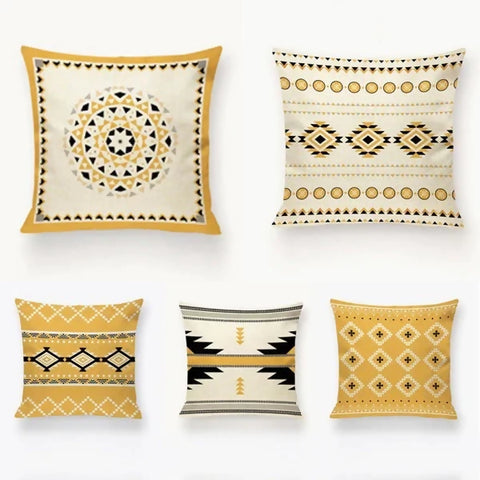 Digital-Printed-Cushions-Assorted-5-PCs-Mustard-Geometric-Apricot-3678