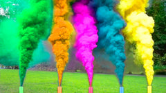 Pack Of 5 Premium Quality Color Smoke For Birthday Celebration Color_ Smoke Color Shell