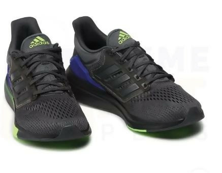 Adidas EQ21 RUN-Core Black Green Running Shoe®