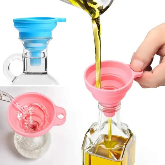 Silicone Funnel Kitchen Collapsible for Liquid Food Grade