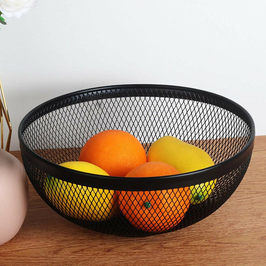 Interloop-Iron-Fruit-Basket-5331-Black-Apricot-3835