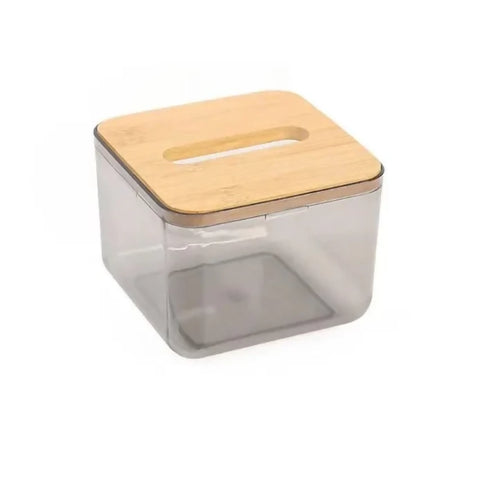 Bamboo-Lid-TIssue-Paper-Holder-5309-Transparent-Apricot-6648