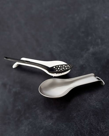 2 Pcs Plastic Spoon Rest