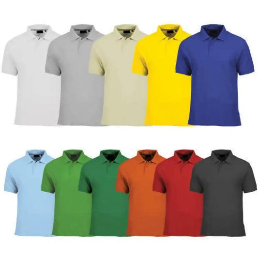 Khanani's Golf Plain Cotton Men Polo Shirt - ValueBox