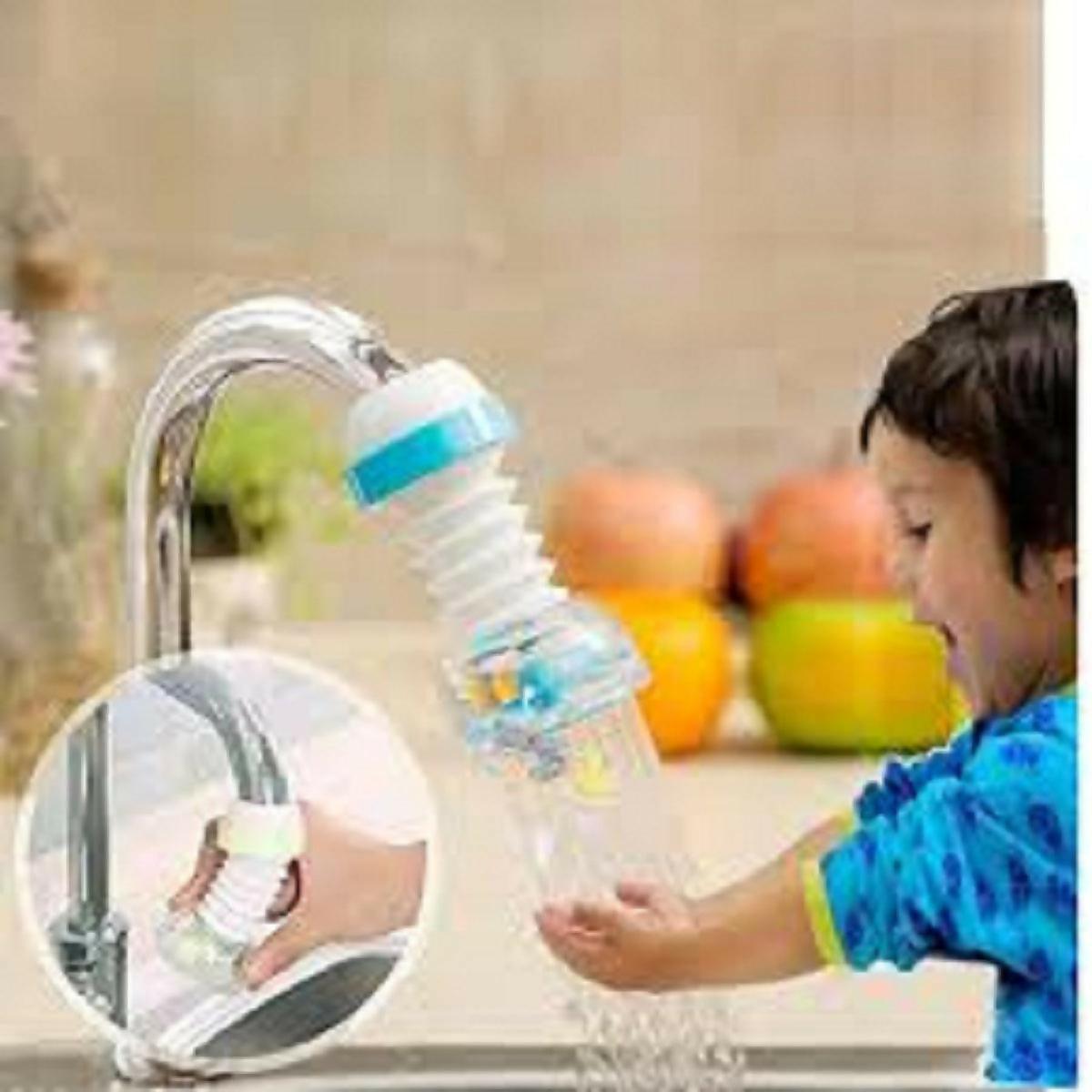 Water Saving Kitchen Tap Aerator Swiveling Fan Children - ValueBox