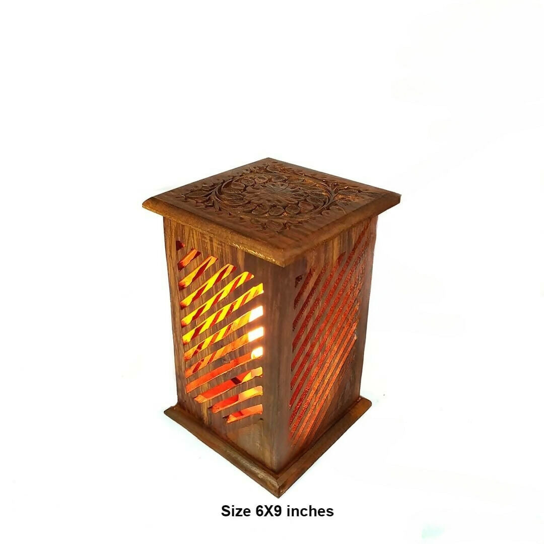 Handcrafted Table Lamp Wooden