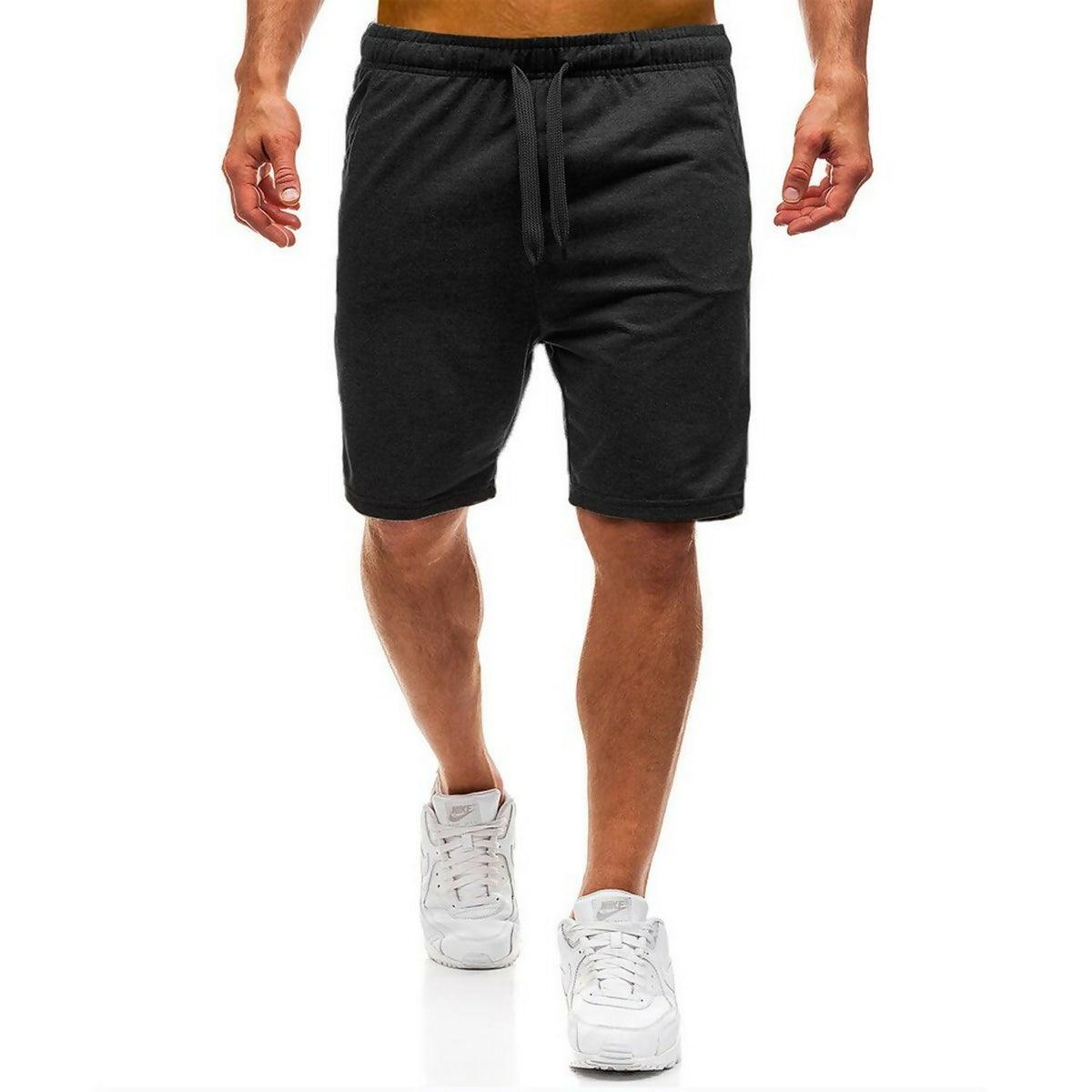 Khanani's Summer Casual Plain Black shorts for men - ValueBox