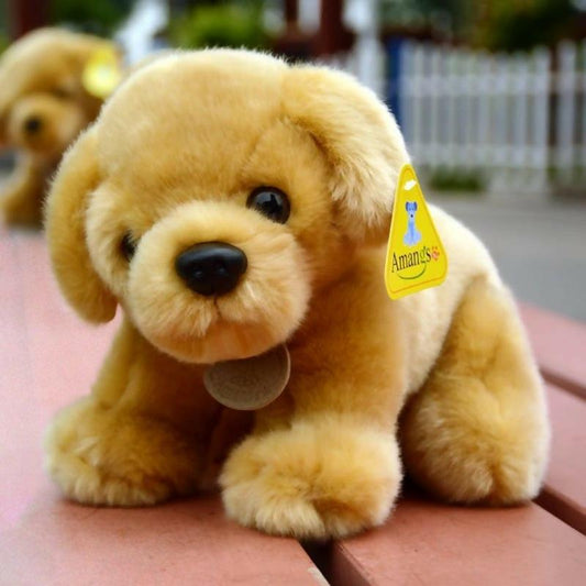 Golden Retriever Doll Cute Fat Dog Plush Toy - ValueBox