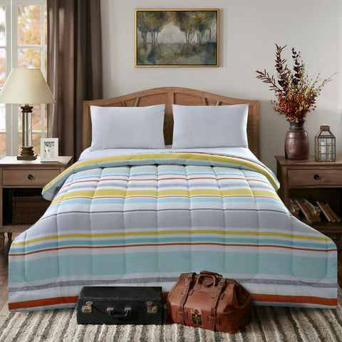 1-PC-Double-Winter-Comforter-Multi-Stripes-Apricot-7102