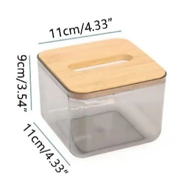 Bamboo-Lid-TIssue-Paper-Holder-5309-Transparent-Apricot-5973