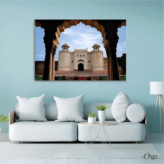 Home decor & Wall decor The Lahore Fort | Shahi Qila | (Single Panel) Architecture Wall Art - ValueBox