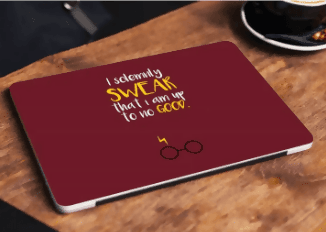 Harry Potter Quote Laptop Skin Vinyl Sticker Decal, 12 13 13.3 14 15 15.4 15.6 Inch Laptop Skin Sticker Cover Art Decal Protector Fits All Laptops - ValueBox