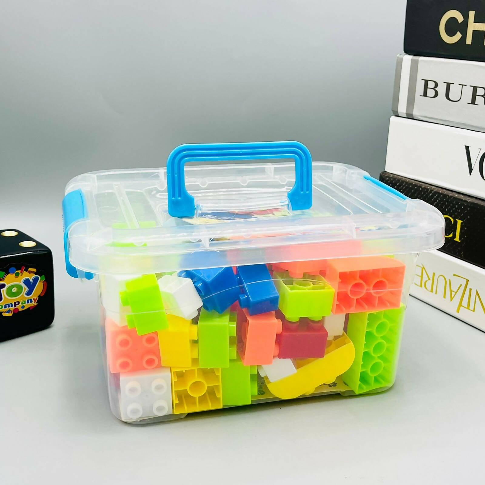 Play & Learn Building Blocks Bucket-93pcs - ValueBox