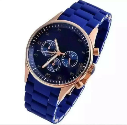 100% Imported Premium Quality Blue Watch For Men And Boys New Design 2023 - ValueBox