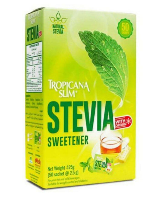Tropicana Slim Stevia Sweetener (original) 50 Sachets