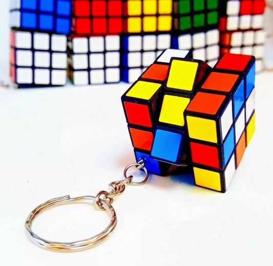 Rubik's Cube Puzzle Key Chain 3*3 - Pack of 2