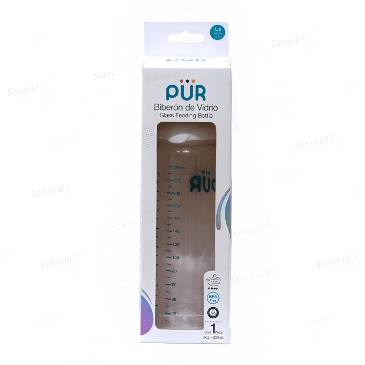 Pur Glass (1203) 250ML Feeding Bottle
