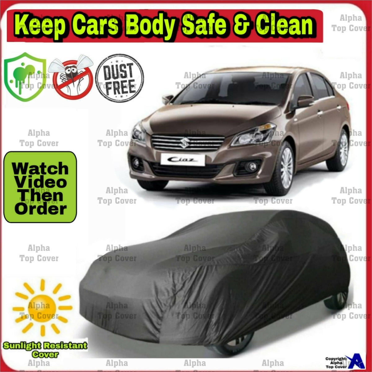 Suzuki Ciaz ALPHA Car Cover - ValueBox