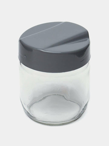 2 Pcs Glass Spice Jar 425ml (*W3.2,*L3.2,*H4.4)Inches - ValueBox