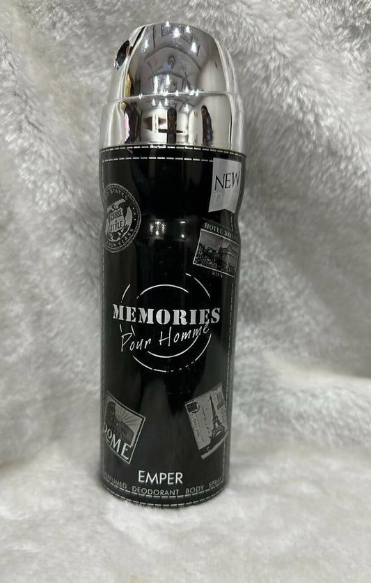 Memories For Men Rome Porch Deodorant Body Spary - ValueBox