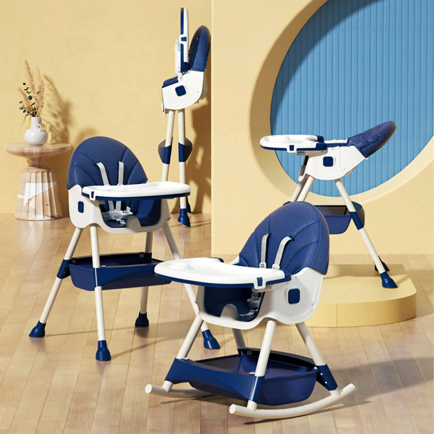 4in1 Portable Table Talk High Chair For Kids