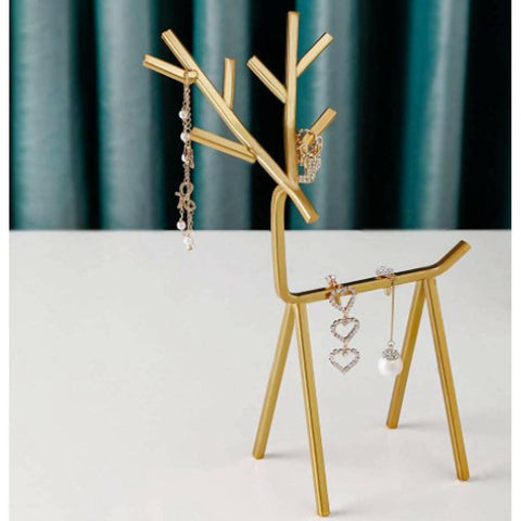 Antler Jewelry Stand Decorative Ornaments Necklace Display Stand Key Earring Storage Rack - ValueBox