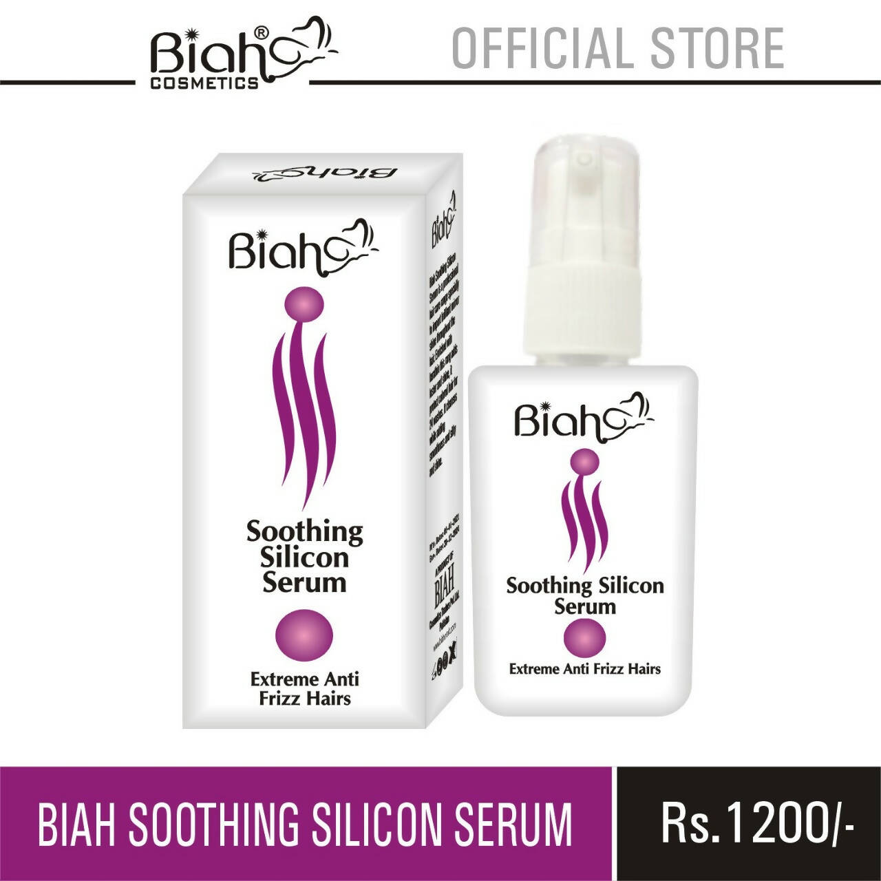 Biah Cosmetics - Hair Soothing Sillicon Serum 60ml