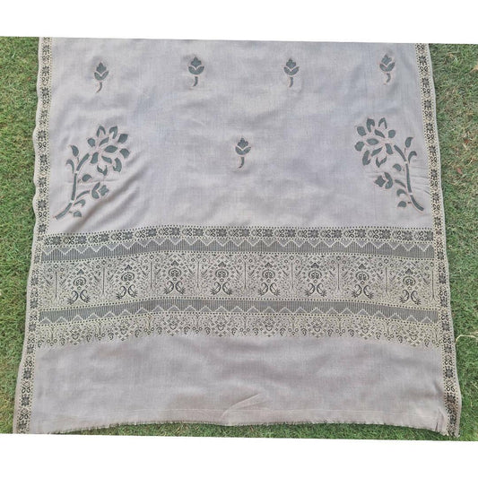 Pure pashmina Embroidered Shawls for women - ValueBox
