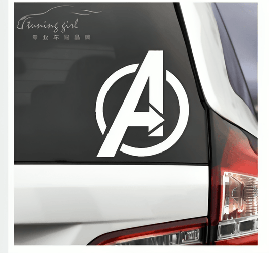 1Pc Car Stickers Avengers SHIELD Creative Decoration Decals For Windshield Fuel Tank Cap Auto Tuning Styling Vinyls - ValueBox