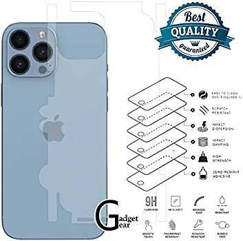 Back Clear Membrane Protector for iPhone 13 Pro Max with logo cut of A p p l e