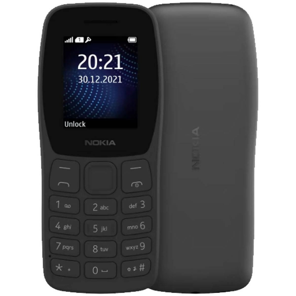 Nokia 105 Simba - Dual Sim - 1.77 Screen - Official Brand Warranty - ValueBox