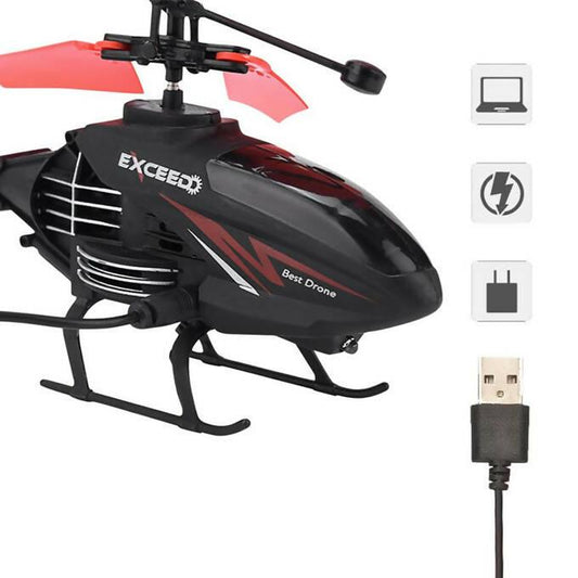 RC Flying Helicopter Watch Style remote With motion sensor 2 in 1 – Rechargeable