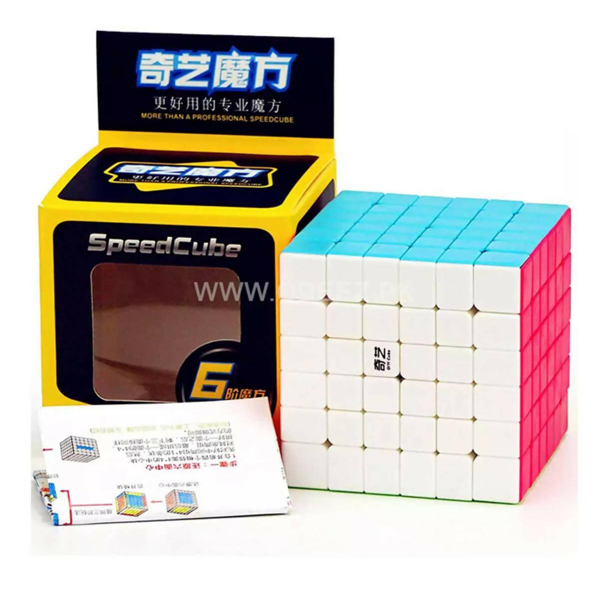 6x6 6 Rubiks Cube Sticker less High Speed Extra Smooth Puzzle - ValueBox