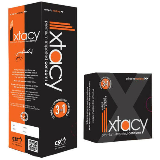 Xtacy Premium 3in1 Condoms - 36 Pieces (3 x 12) - ValueBox