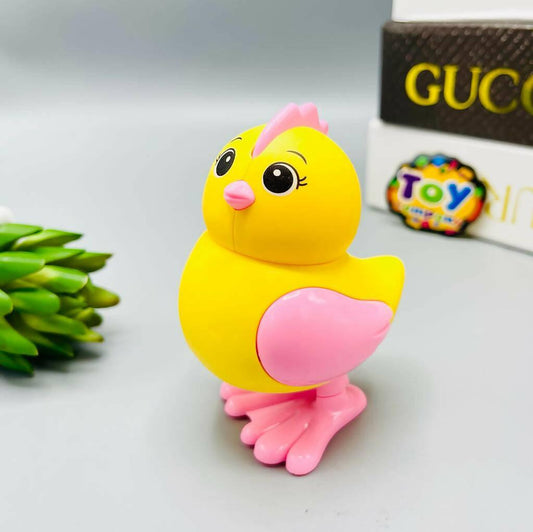 Cute Wind-up Jumping Chick Toy