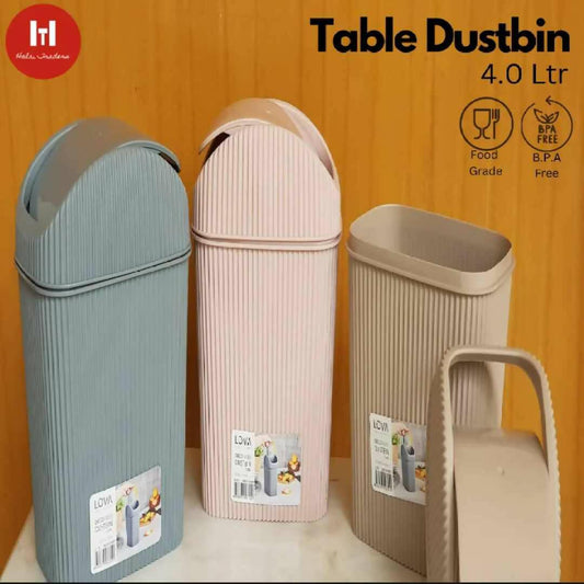 Deco Table Dustbin 4ltr